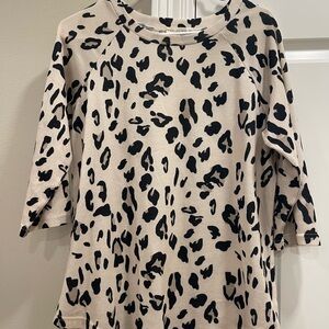 Leopard 3/4 tunic